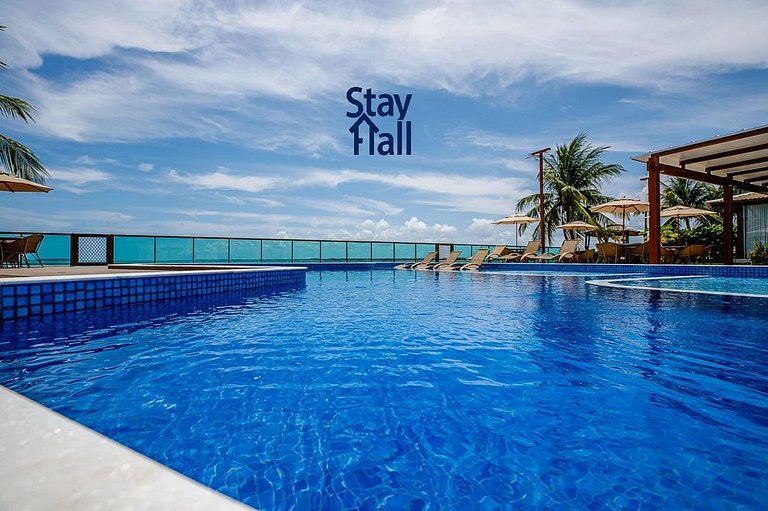 Beira Mar de Serrambi-C Piscina e Area Gourmet-SH113D