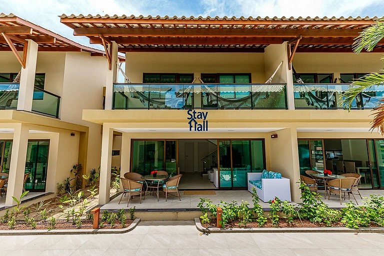 Beira Mar de Serrambi-C Piscina e Area Gourmet-SH113D