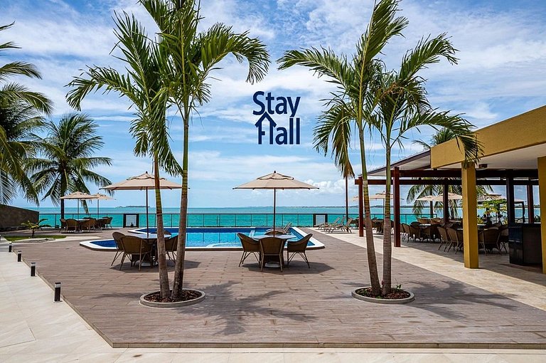 Beira Mar de Serrambi-C Piscina e Area Gourmet-SH113D
