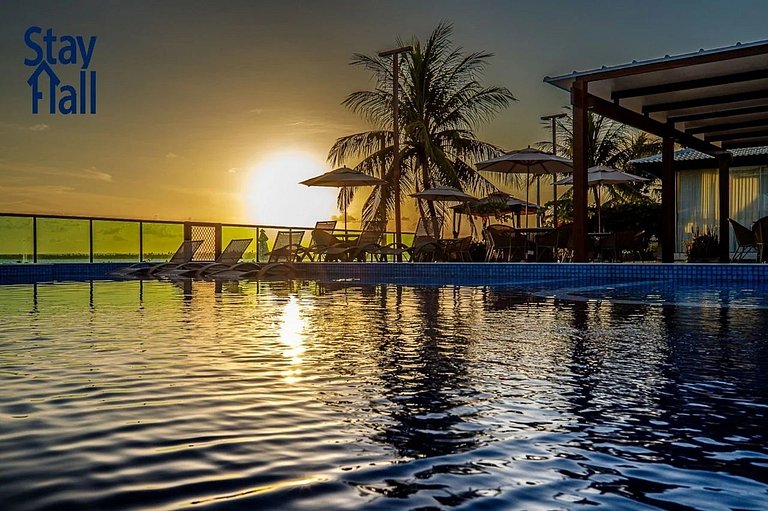 Beira Mar de Serrambi-C Piscina e Area Gourmet-SH113D