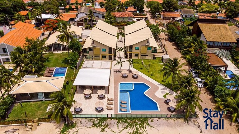 Beira Mar de Serrambi-C Piscina e Area Gourmet-SH113D