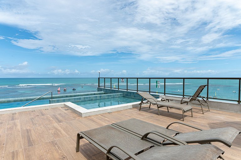 Flat-Piscina Privativa-1Qt-Porto de Galinhas-SH114