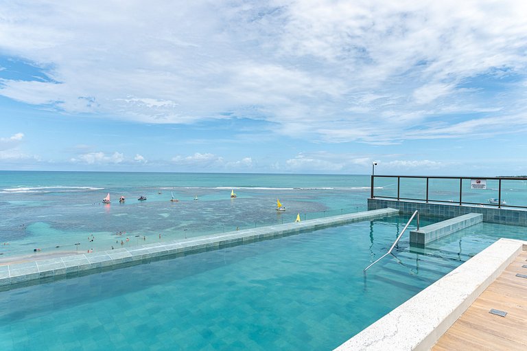 Flat-Piscina Privativa-1Qt-Porto de Galinhas-SH114