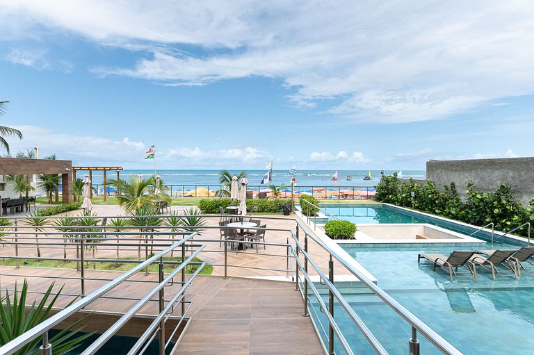 Flat-Piscina Privativa-1Qt-Porto de Galinhas-SH114