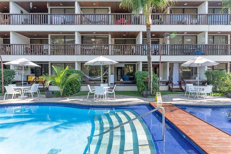 Flat Terreo-luxo Completo- Resort Nannai-SH115M