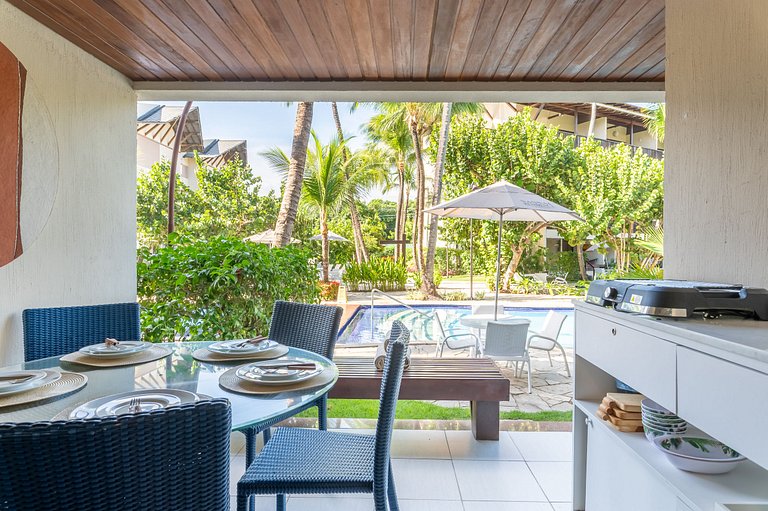 Flat Terreo-luxo Completo- Resort Nannai-SH115M