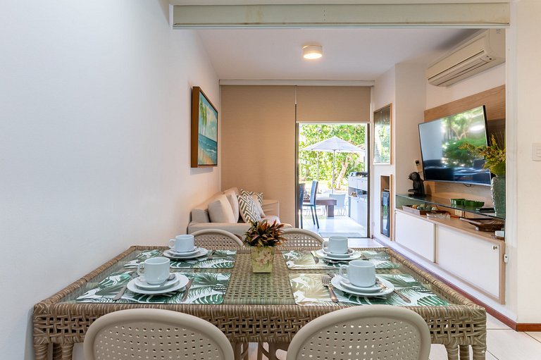 Flat Terreo-luxo Completo- Resort Nannai-SH115M