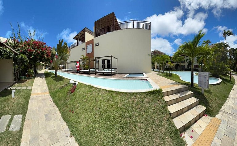 Flat 1 Quarto em Pipa-Com Mezanino-SH122D