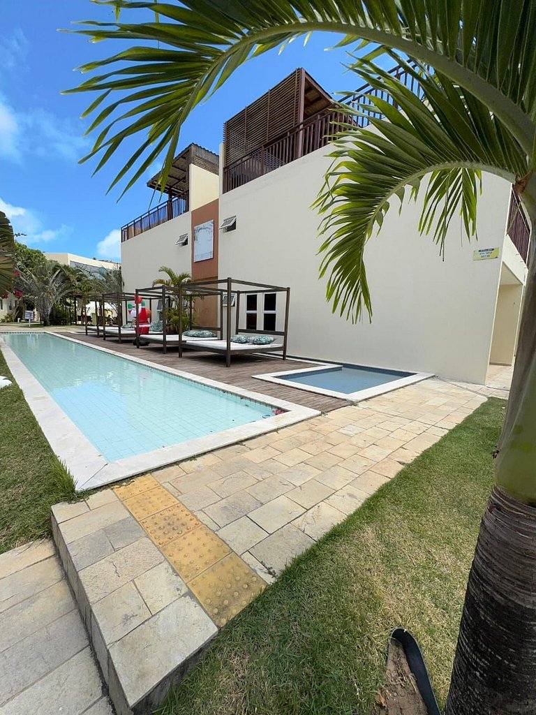 Flat 1 Quarto em Pipa-Com Mezanino-SH122D