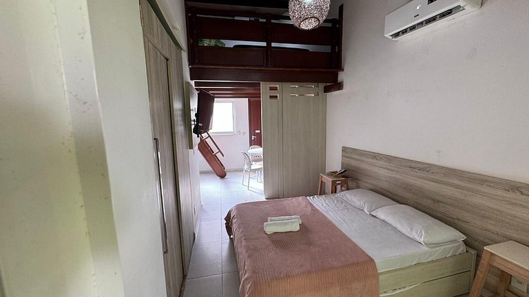 Flat 1 Quarto em Pipa-Com Mezanino-SH122D