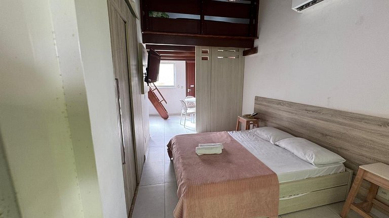 Flat 1 Quarto em Pipa-Com Mezanino-SH122D