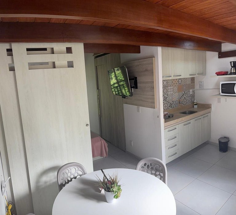 Flat 1 Quarto em Pipa-Com Mezanino-SH122D
