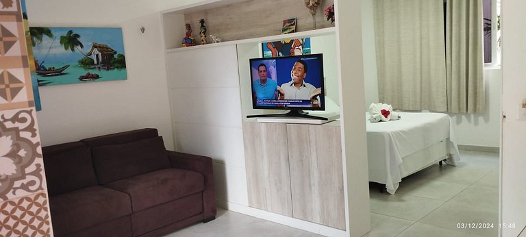 Flat 1 Quarto em Pipa No Terreo-SH121M