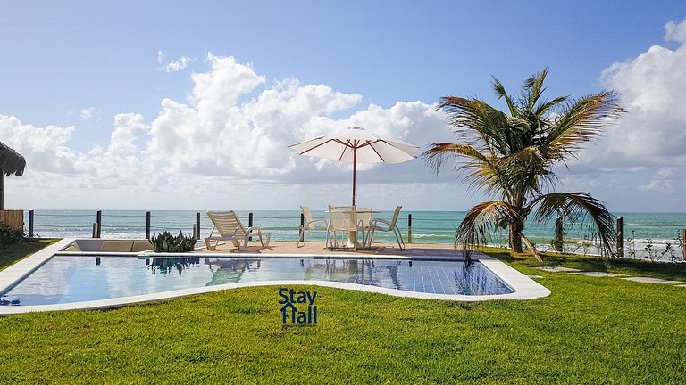 Casa Pé Areia 8 qt Pisci Priv. e Cozinheira SH2425