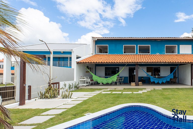 Casa Pé Areia 8 qt Pisci Priv. e Cozinheira SH2425