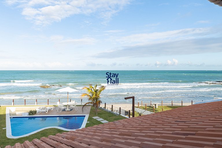 Casa Pé Areia 8 qt Pisci Priv. e Cozinheira SH2425