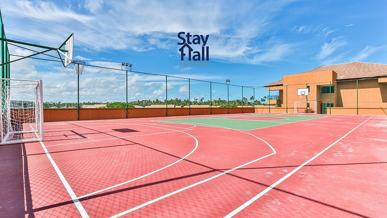 Flat com varanda+2qt no Eco Resort