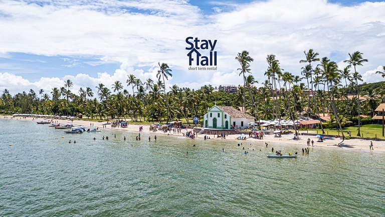 Flat com varanda+2qt no Eco Resort