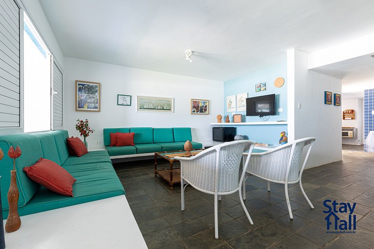 Casa Pé Areia 8 qt Pisci Priv. e Cozinheira SH2425