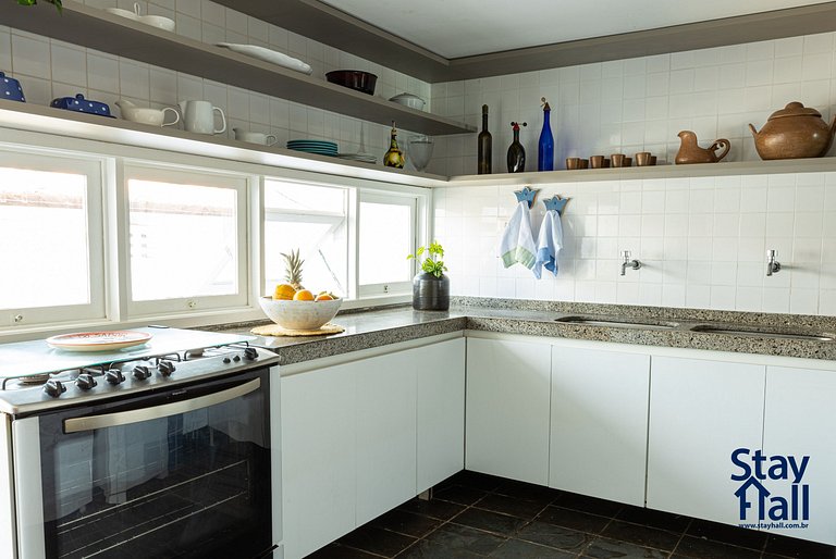 Casa Pé Areia 8 qt Pisci Priv. e Cozinheira SH2425