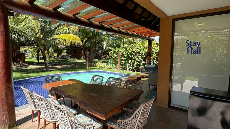 Bangalô na 3ª Fila c/ Piscina em Carneiros – SH022