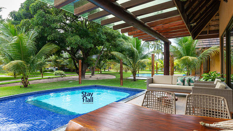 Bangalô na 3ª Fila c/ Piscina em Carneiros – SH022