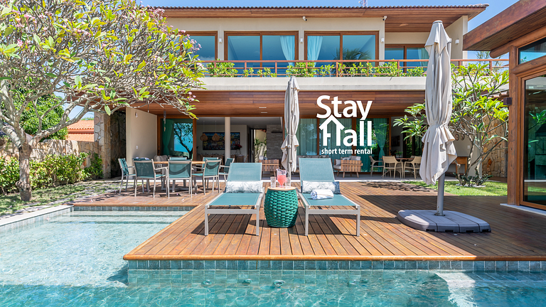 Casa de Luxo na Barra de Sirinhaém-8 suítes SH125