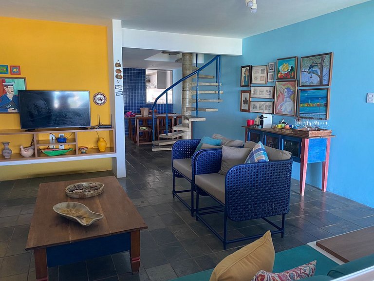 Casa Pé Areia 8 qt Pisci Priv. e Cozinheira SH2425
