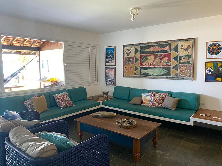 Casa Pé Areia 8 qt Pisci Priv. e Cozinheira SH2425