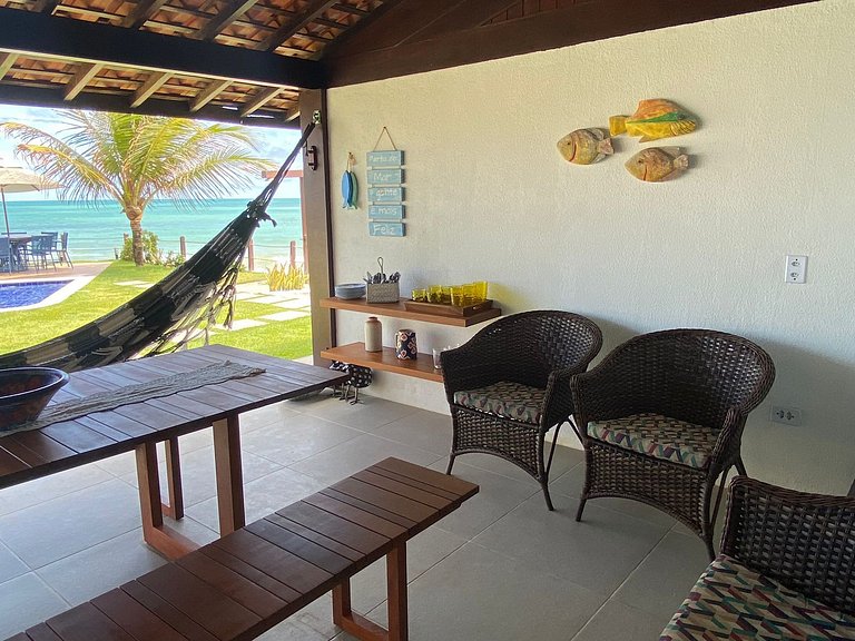 Casa Pé Areia 8 qt Pisci Priv. e Cozinheira SH2425