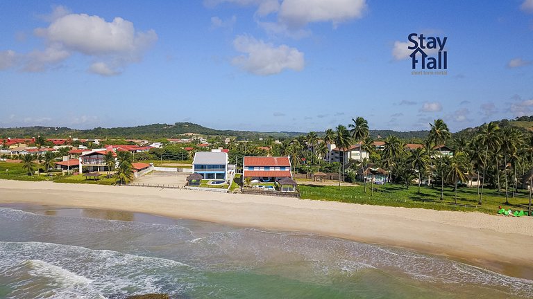 Casa Beira Mar-Piscina Privativa+Cozinheira-SH024