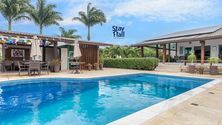 Mansão Luxo-6Suítes-Piscina Privativa e Diarista-SH128
