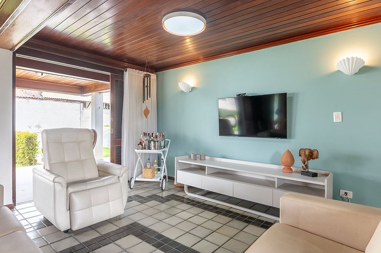 Casa Luxo-Piscina Privativa e Faxineira-132D