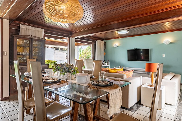 Casa Luxo-Piscina Privativa e Faxineira-132D