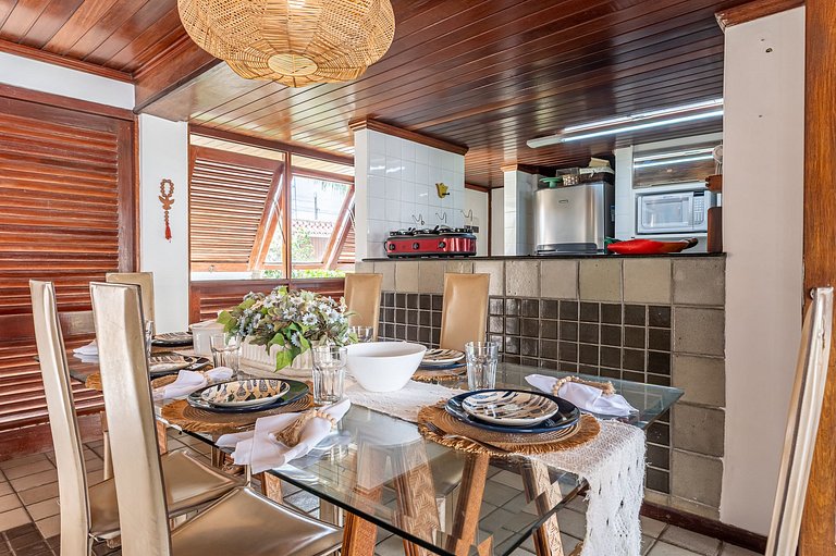 Casa Luxo-Piscina Privativa e Faxineira-132D