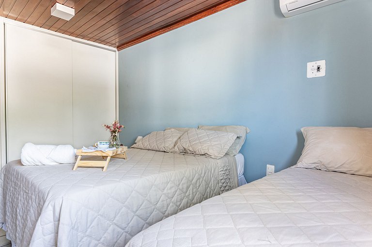 Casa Luxo-Piscina Privativa e Faxineira-132D