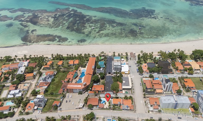 Paraíso Tamandaré-Piscina Privativa+Faxineira-132D