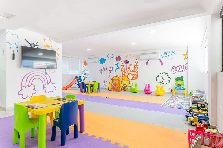 Flat beira mar-Tamandaré-c/ Churrasq-SH133