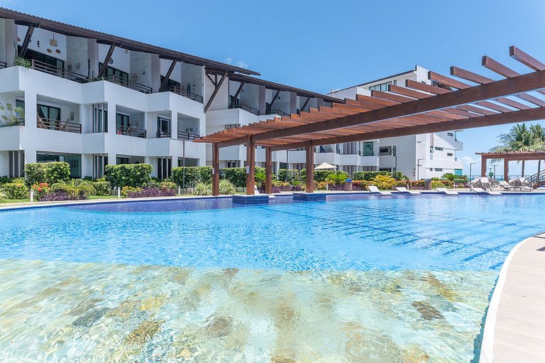 Flat beira mar-Tamandaré-c/ Churrasq-SH133