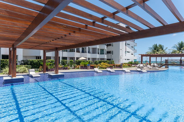 Flat beira mar-Tamandaré-c/ Churrasq-SH133