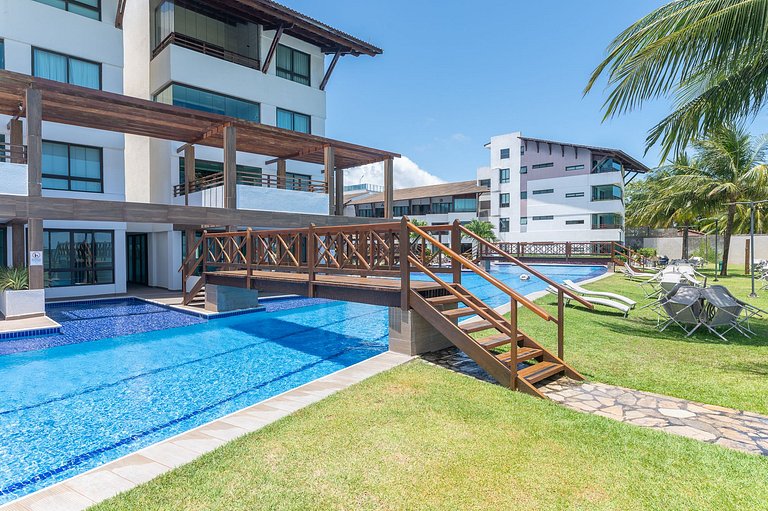 Flat beira mar-Tamandaré-c/ Churrasq-SH133