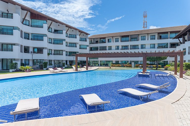 Flat beira mar-Tamandaré-c/ Churrasq-SH133