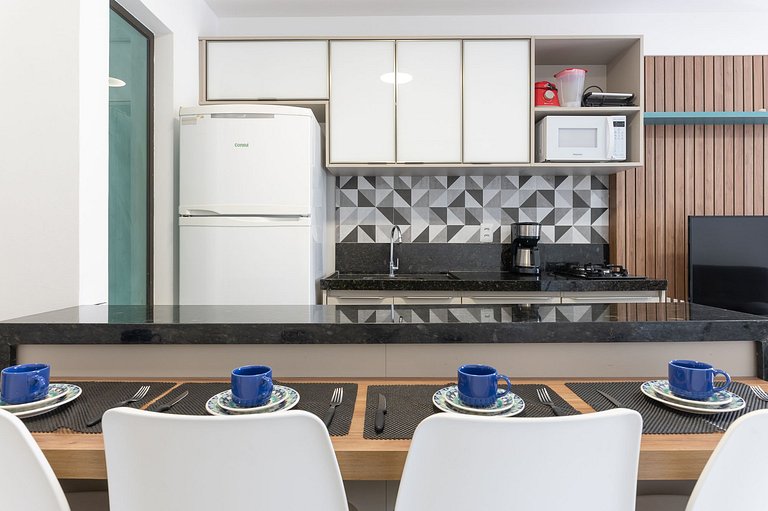 Flat beira mar-Tamandaré-c/ Churrasq-SH133