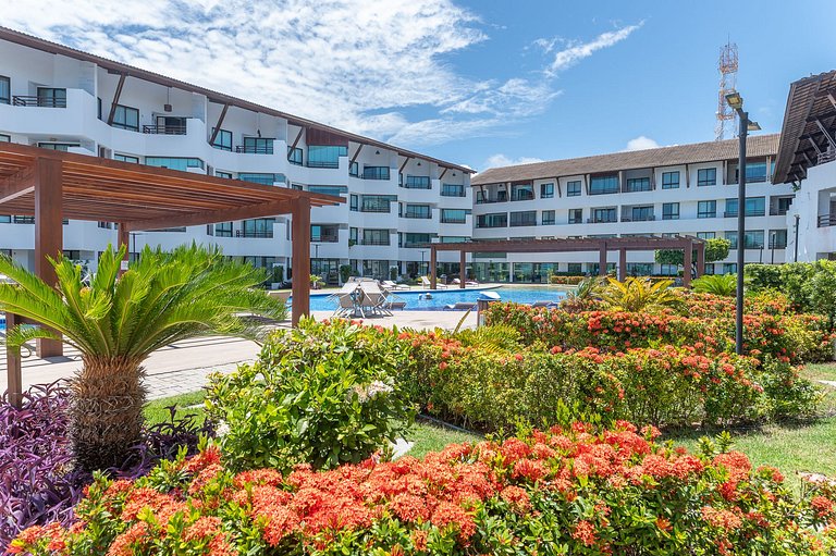 Flat beira mar-Tamandaré-c/ Churrasq-SH133