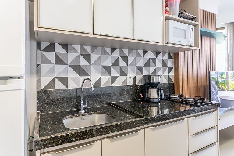 Flat beira mar-Tamandaré-c/ Churrasq-SH133