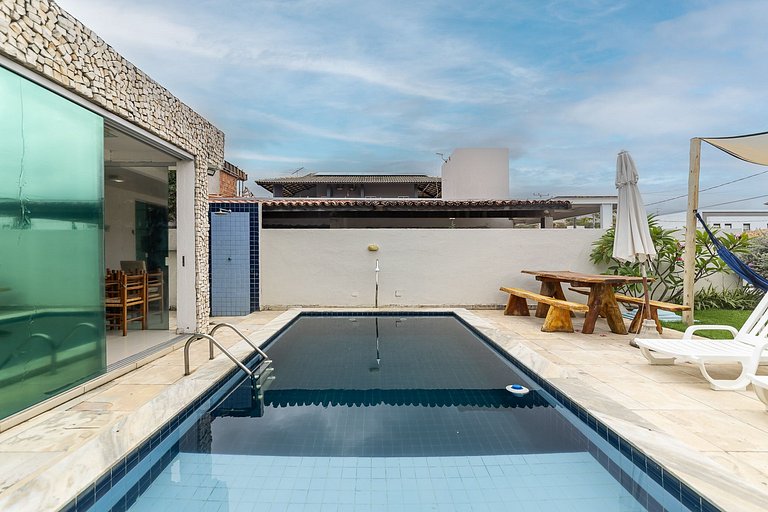 Casa 4 Suites Piscina Barra de Sao Miguel-137M