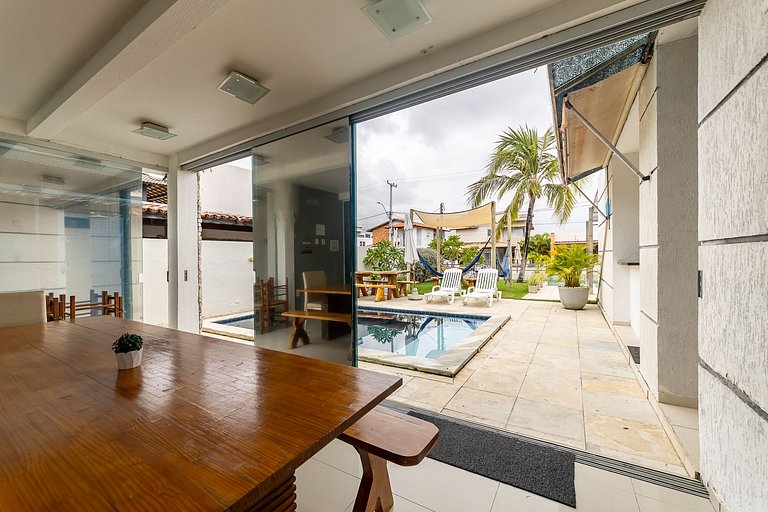 Casa 4 Suites Piscina Barra de Sao Miguel-137M