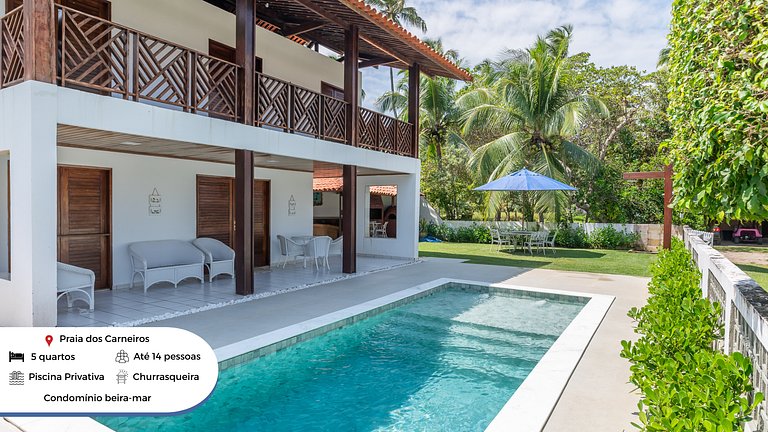 105M-Casa Beira Mar 5 Bedrooms Carneiros