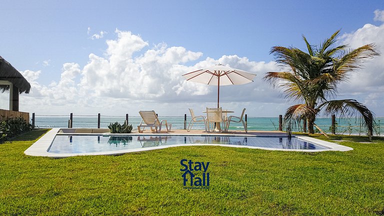 Casa Beira Mar-Piscina Privativa+Cozinheira-SH024