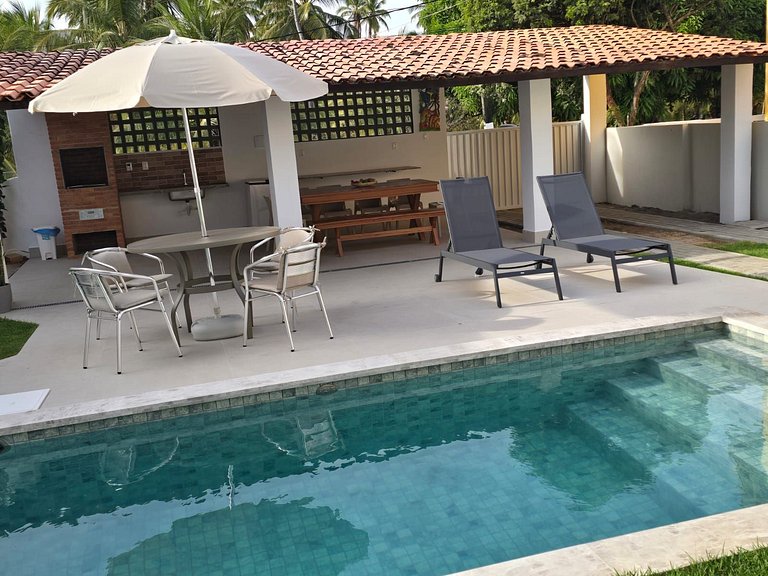 Casa Piscina Privativa-Cond. Beira Mar-5qts-SH088